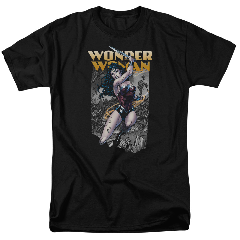 DC Comics - Justice League - Wonder Woman Slice - Adult T-Shirt