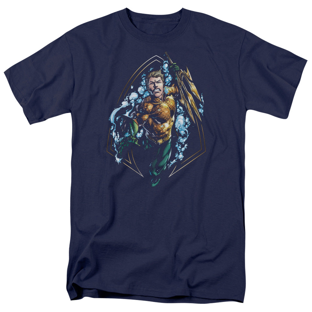 DC Comics - Justice League - Aquaman Thrashing - Adult T-Shirt