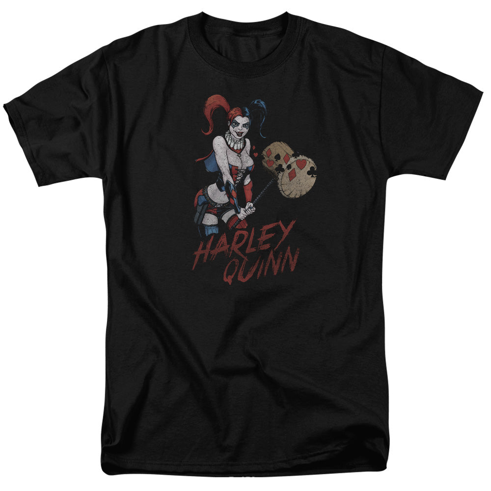 DC Comics - Justice League - Harley Quinn Hammer - Adult T-Shirt