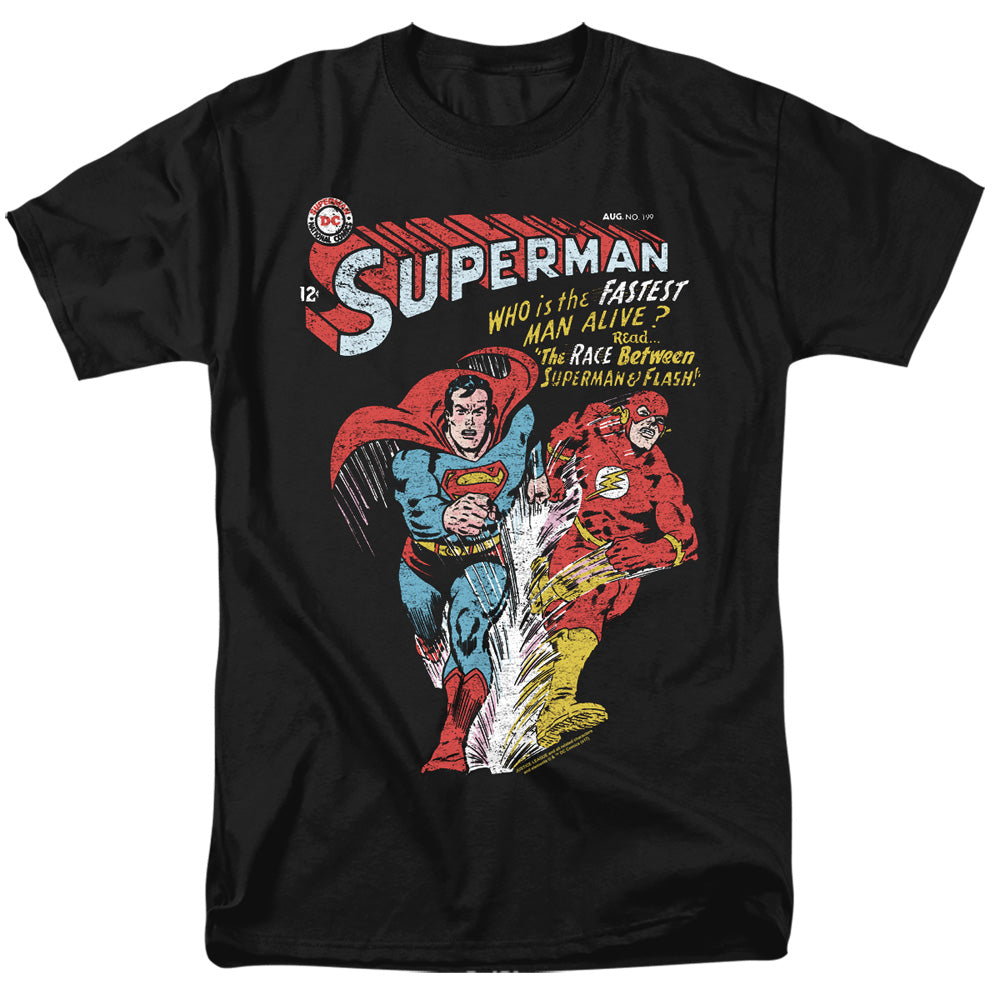DC Comics - Justice League - Superman & Flash Fastest - Adult T-Shirt