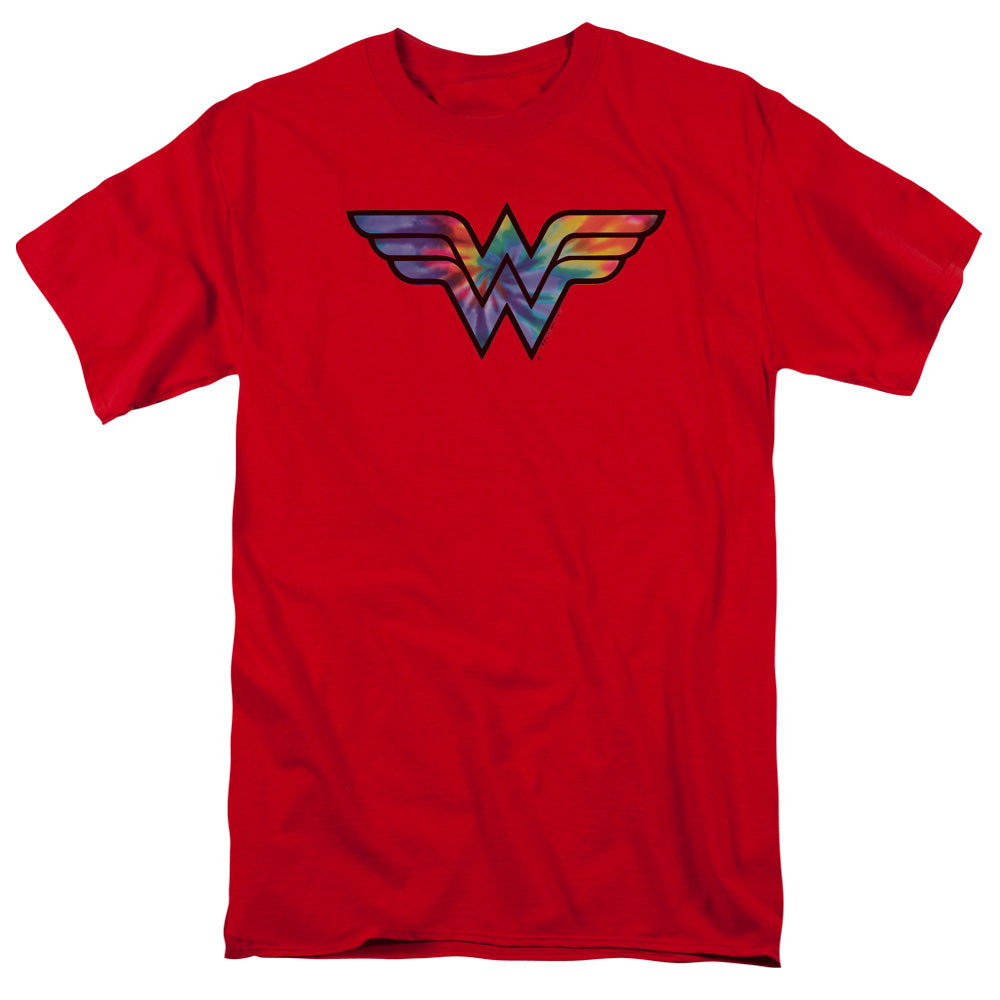 DC Comics - Wonder Woman - Tie Dye Logo - Adult T-Shirt