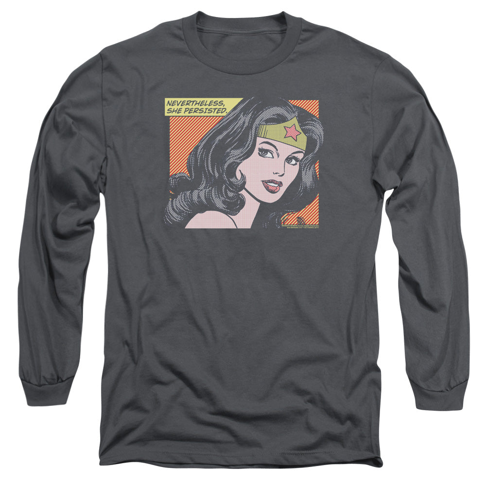 DC Comics - Wonder Woman - She Persisted - Adult Long Sleeve T-Shirt