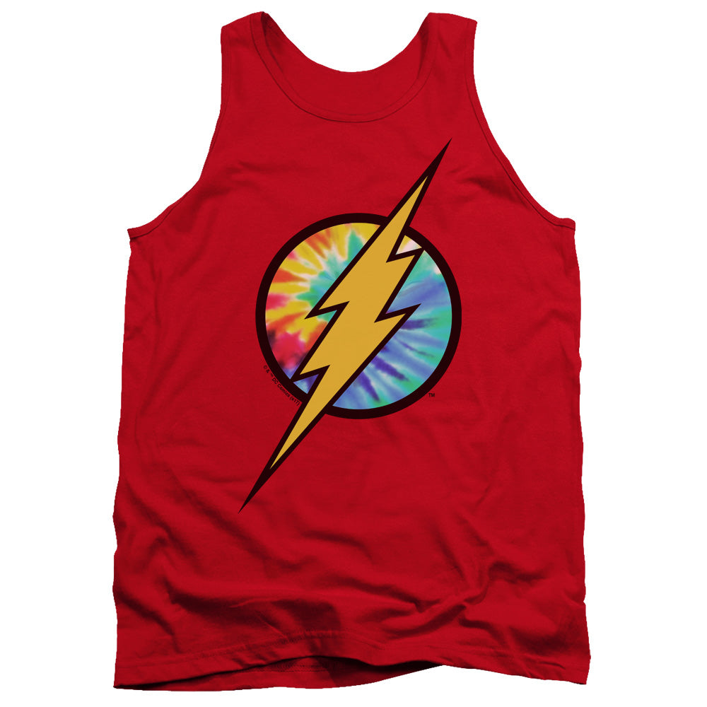 DC Comics - Flash - Tie Dye Logo - Adult Tank Top