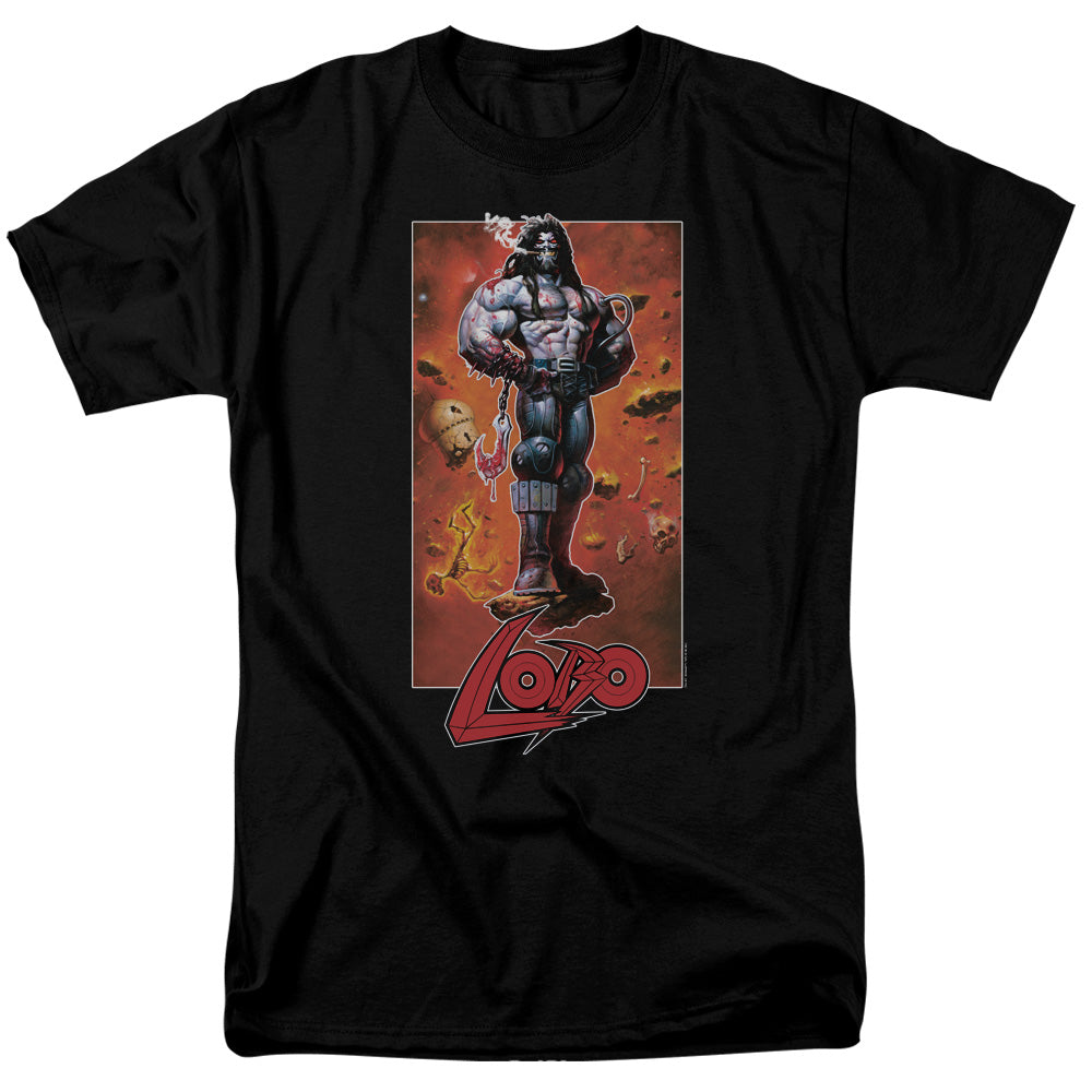 DC Comics - Justice League - Lobo Pose - Adult T-Shirt