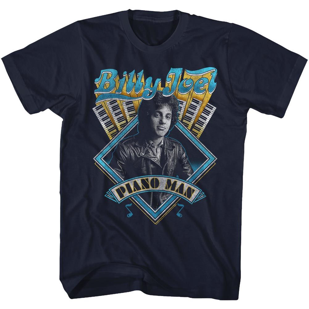 Billy Joel - Piano Man 2 - Short Sleeve - Adult - T-Shirt