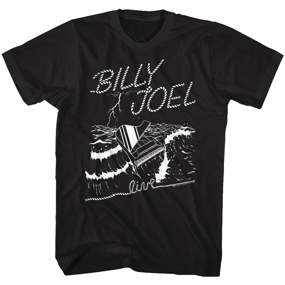 Billy Joel - Sea Piano - Short Sleeve - Adult - T-Shirt