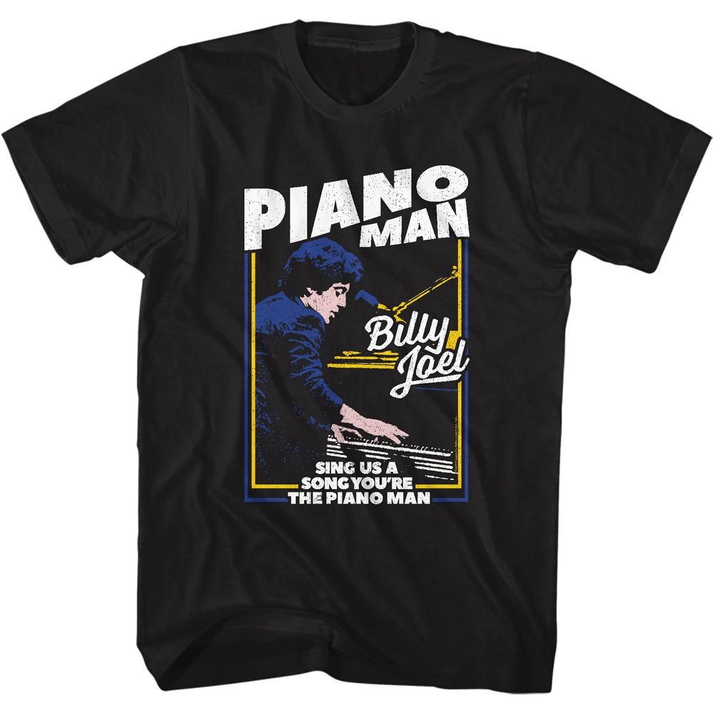 Billy Joel - The Piano Man - Short Sleeve - Adult - T-Shirt