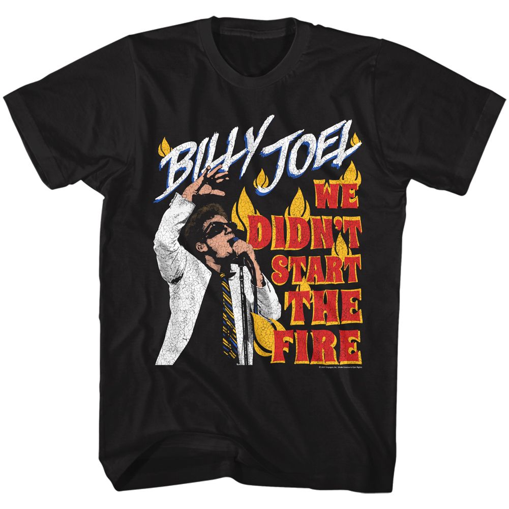 Billy Joel - Didn't Start The Fire - Short Sleeve - Adult - T-Shirt