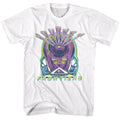 Journey Frontiers Neon American Classics White Solid Adult Short Sleeve T-Shirt