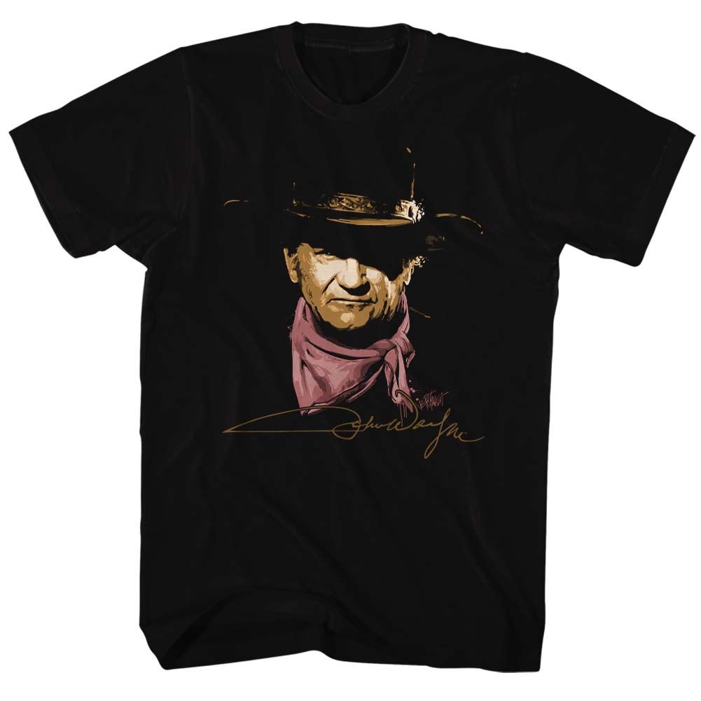 John Wayne - Autograph - Short Sleeve - Adult - T-Shirt