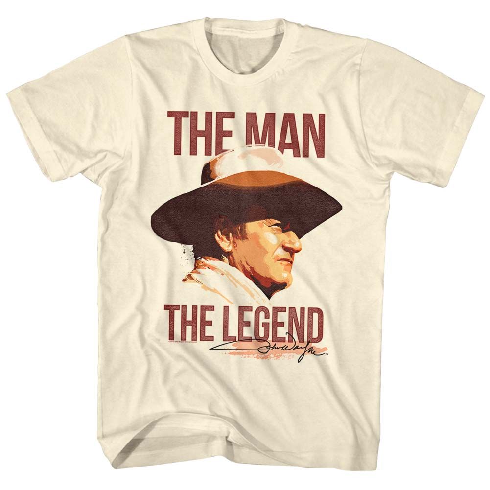 John Wayne - Man Legend - Short Sleeve - Adult - T-Shirt