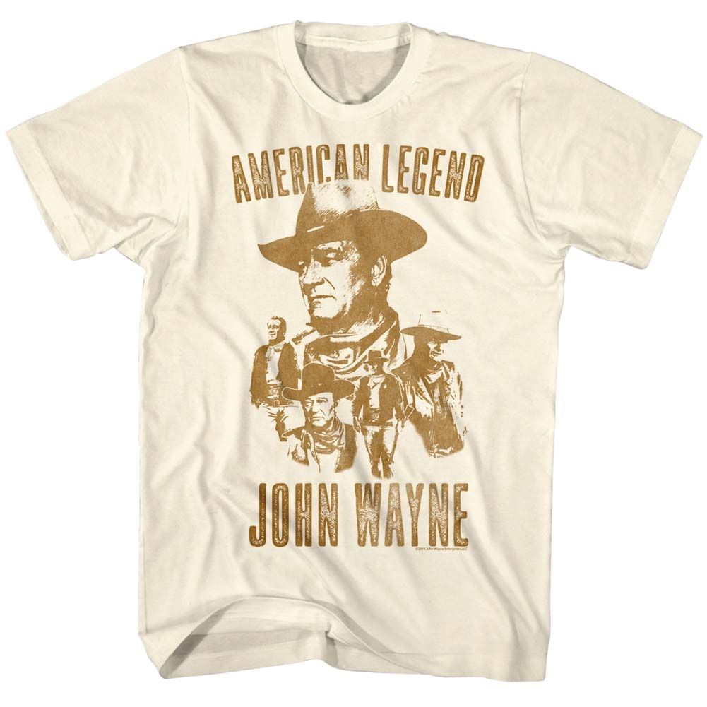 John Wayne - Washed Out Print - Short Sleeve - Adult - T-Shirt