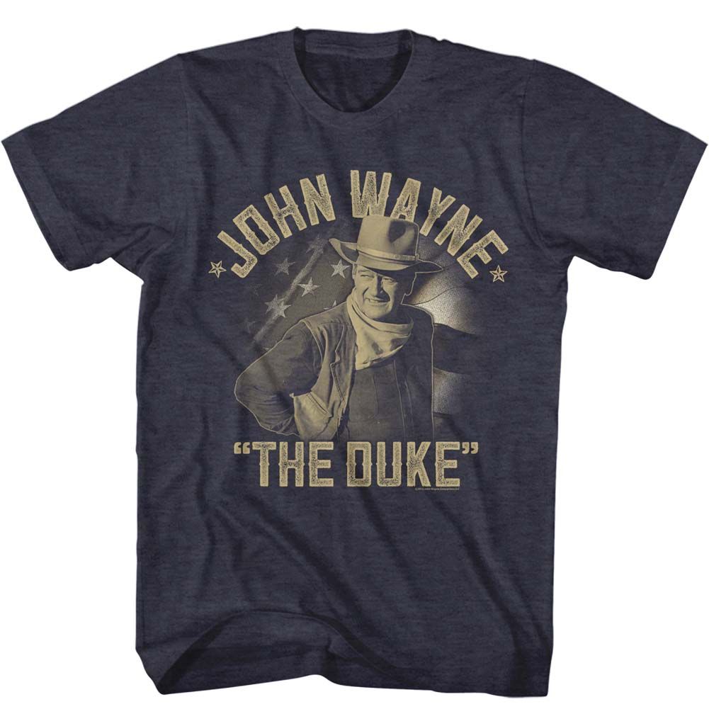 John Wayne - The Duke - Short Sleeve - Heather - Adult - T-Shirt