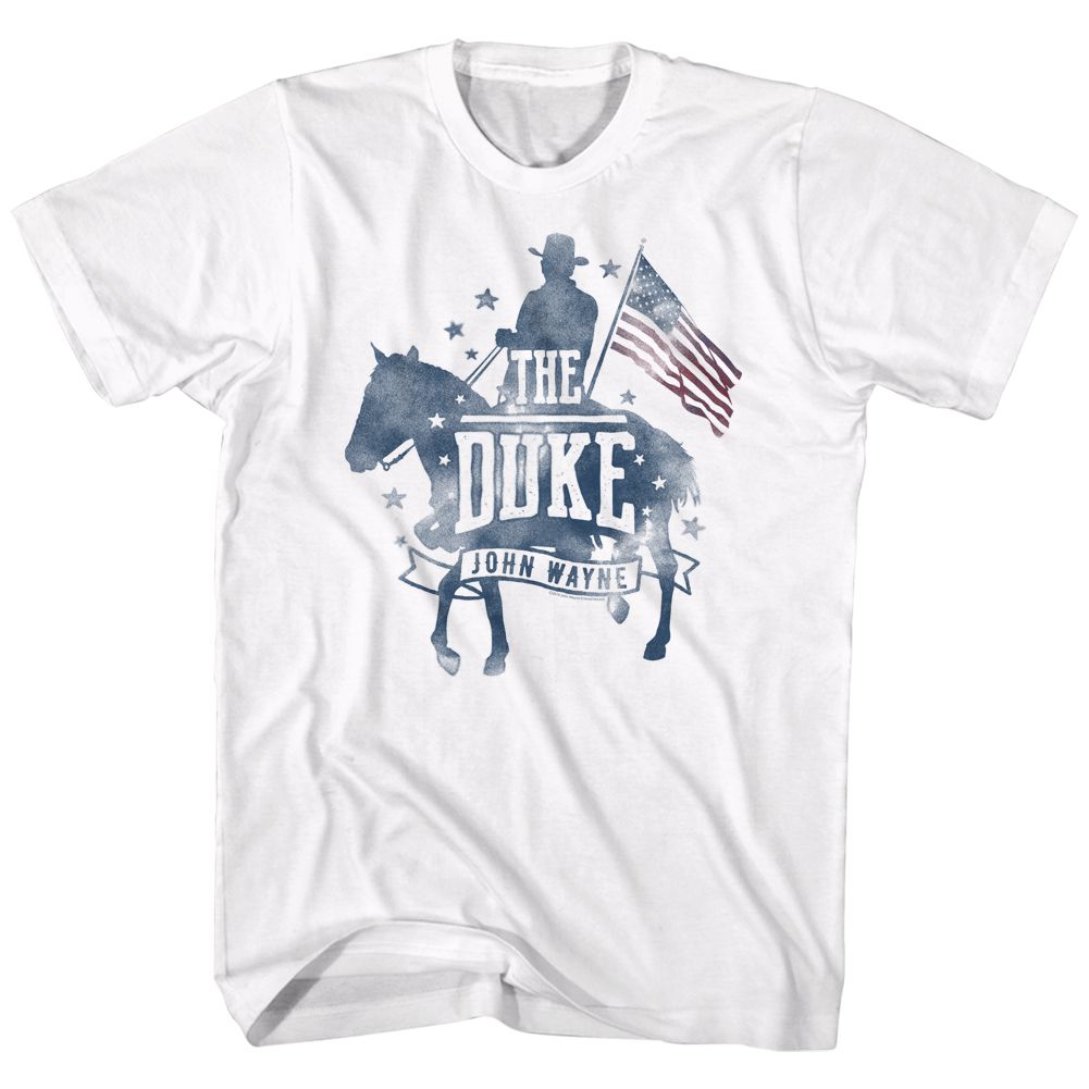 John Wayne - Patriotic Silhouette - Short Sleeve - Adult - T-Shirt