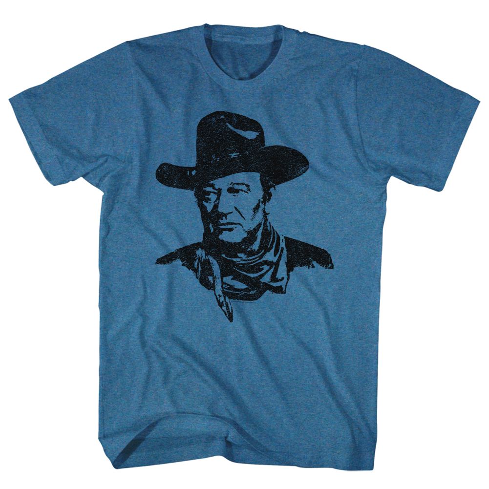 John Wayne - The Duke 2 - Short Sleeve - Heather - Adult - T-Shirt