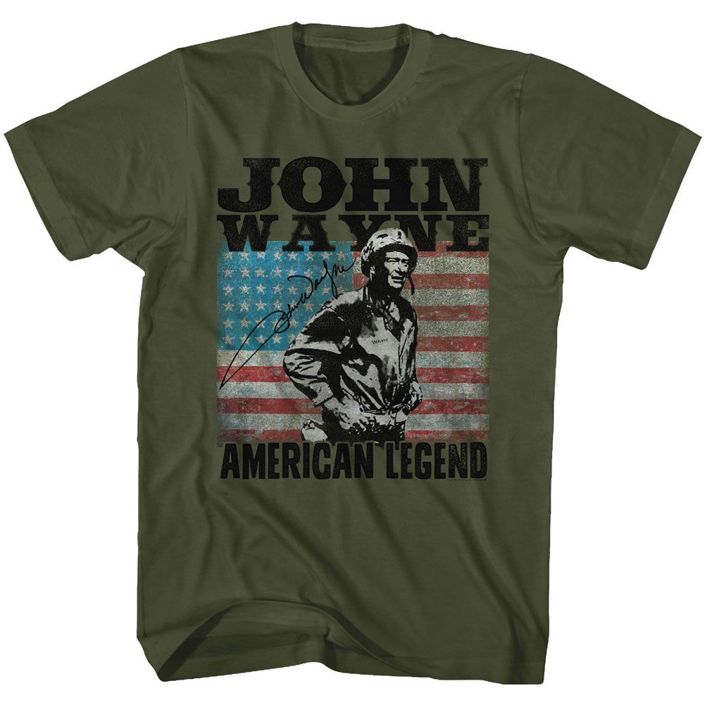 John Wayne - American Legend - Short Sleeve - Adult - T-Shirt