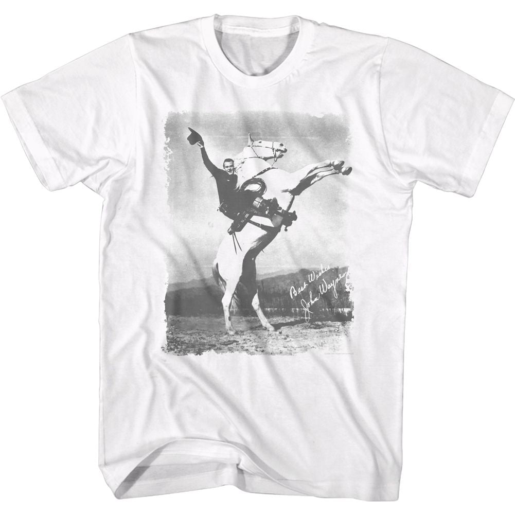 John Wayne - Best Wishes - Short Sleeve - Adult - T-Shirt