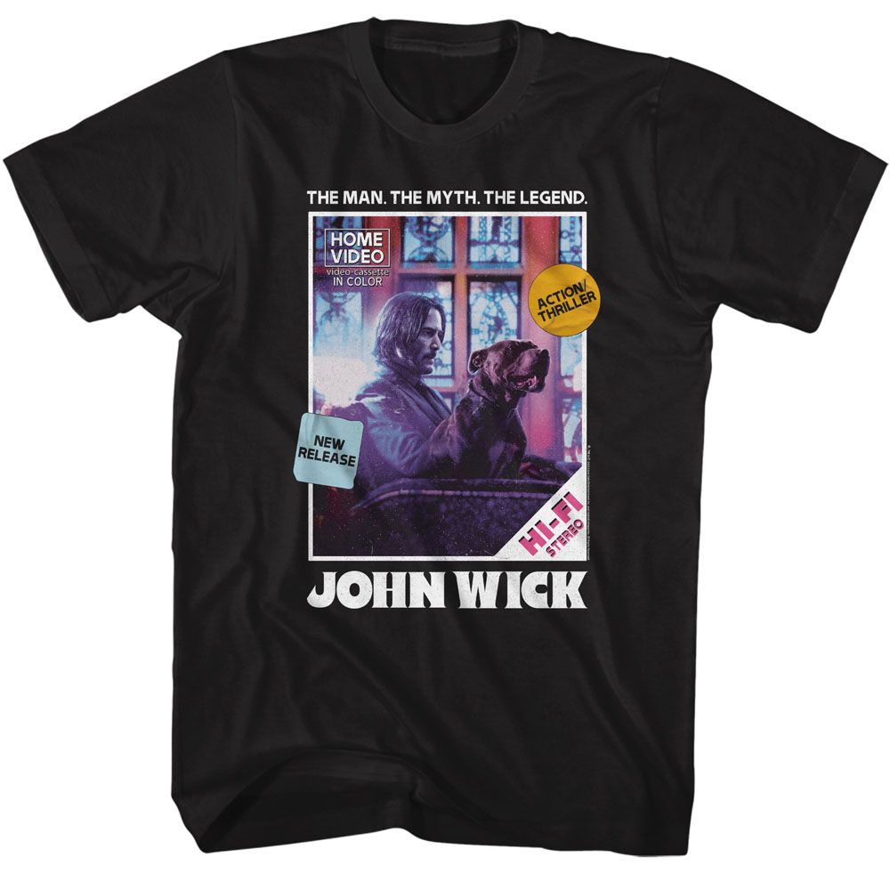 John Wick - Vhs Cover - Short Sleeve - Adult - T-Shirt