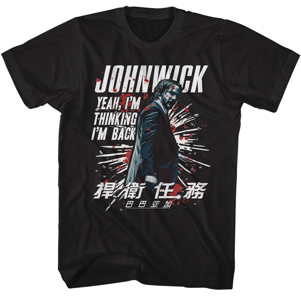 John Wick - I'm Thinking Im Back - Short Sleeve - Adult - T-Shirt