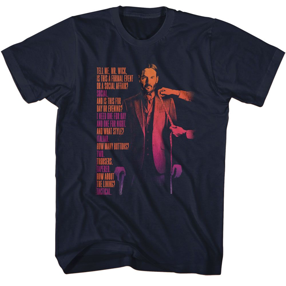 John Wick - Tell Me Mr Wick - Short Sleeve - Adult - T-Shirt