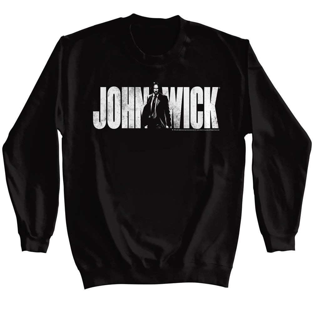 John Wick - With Name - Long Sleeve - Adult - Sweatshirt