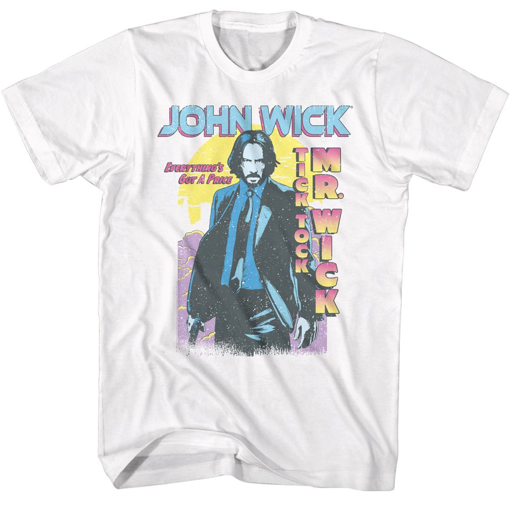 John Wick - Tick Tock Mr Wick Gradient - Short Sleeve - Adult - T-Shirt