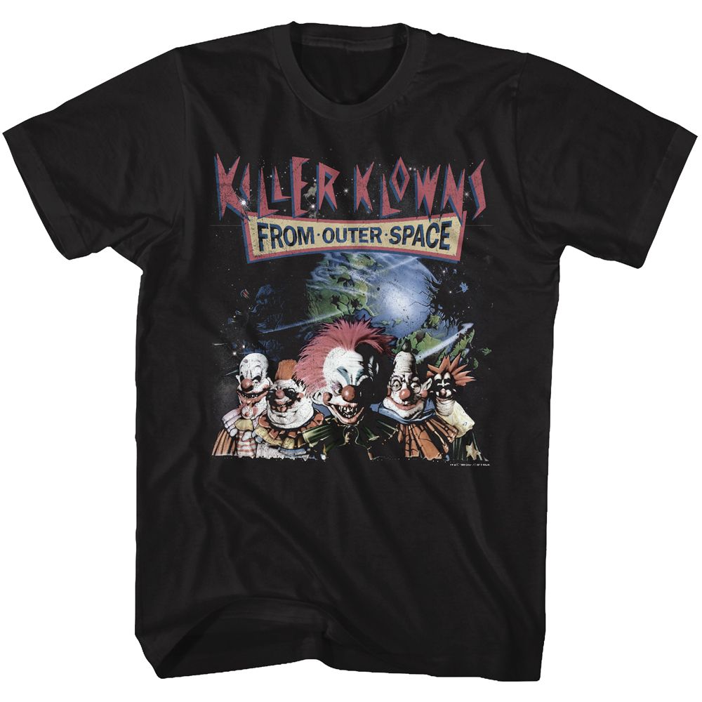 Killer Klowns - Klowns In Space - Short Sleeve - Adult - T-Shirt