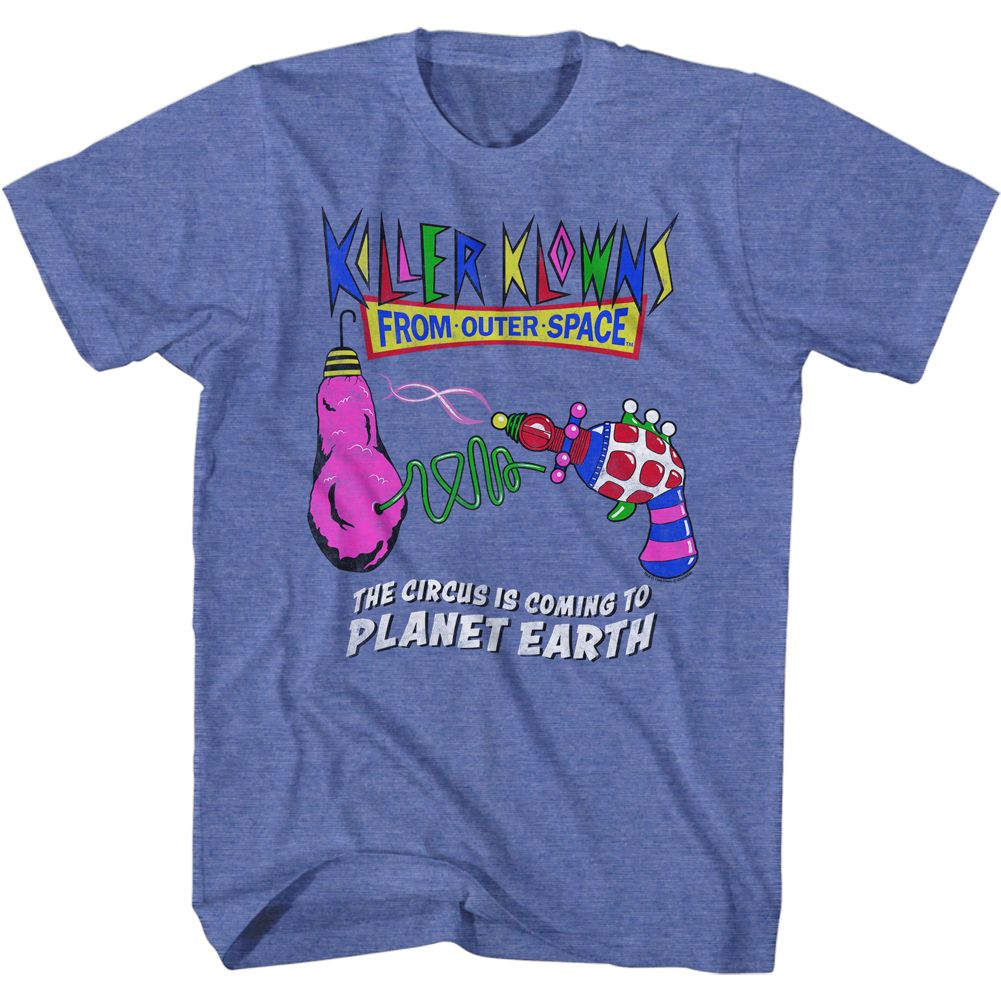 Killer Klowns - Circus Is Coming - Short Sleeve - Heather - Adult - T-Shirt