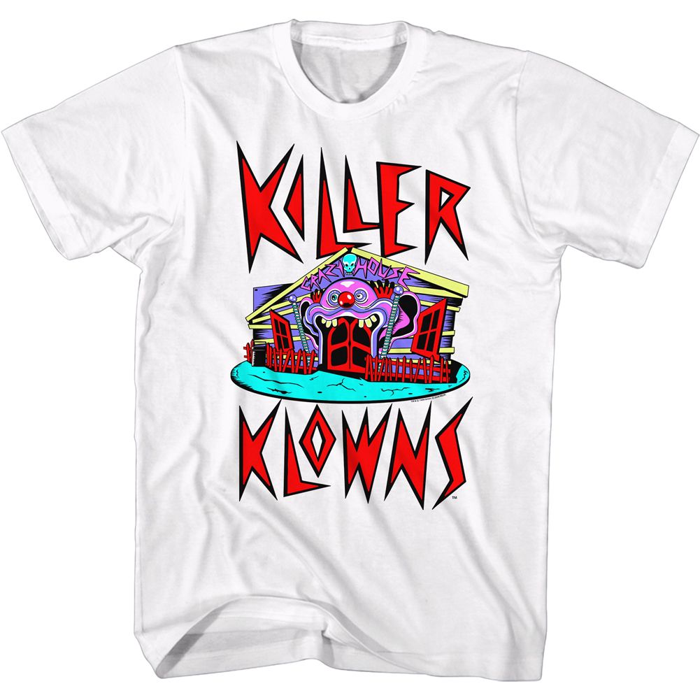 Killer Klowns - Crazy House - Short Sleeve - Adult - T-Shirt