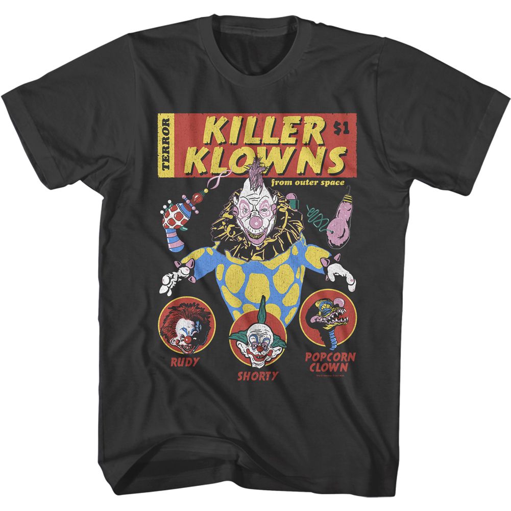 Killer Klowns - Comic Cover - Short Sleeve - Adult - T-Shirt
