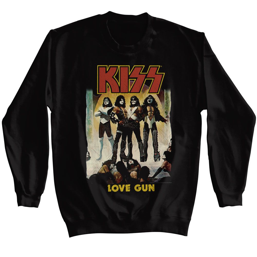KISS - Love Gun - Long Sleeve - Adult - Sweatshirt