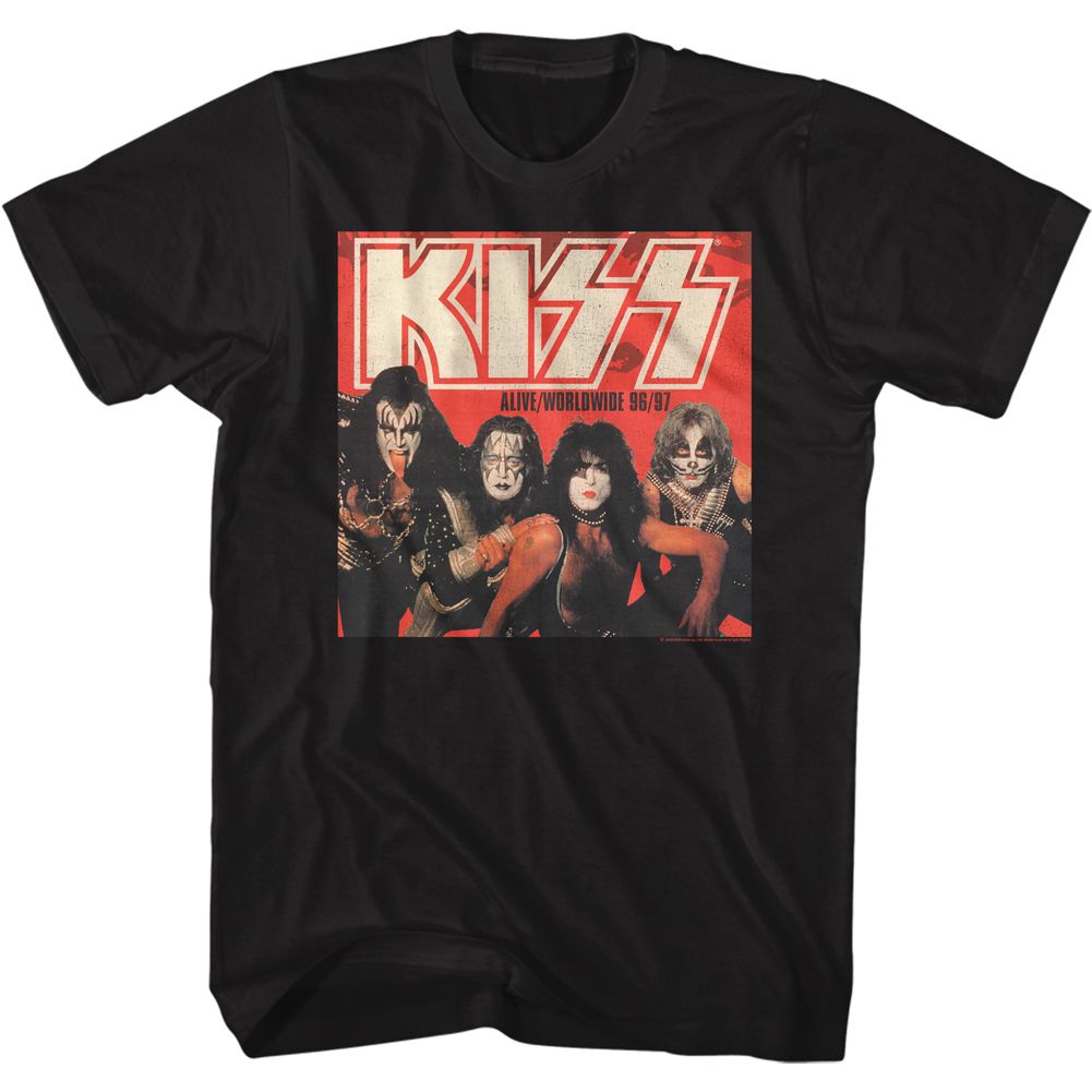 KISS - Alive Worldwide 96/97 - Short Sleeve - Adult - T-Shirt