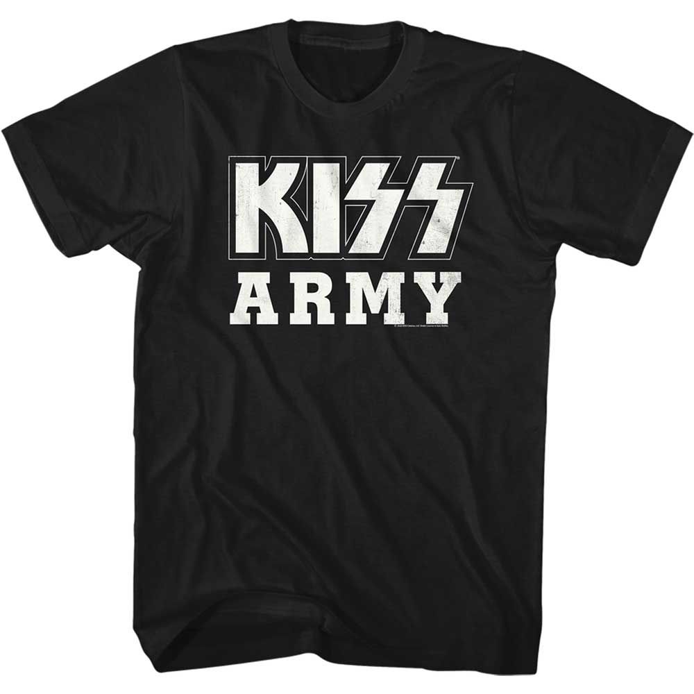 KISS - Black & White Army - Short Sleeve - Adult - T-Shirt
