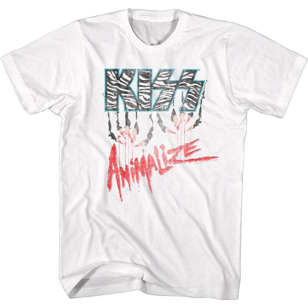 KISS - Animalize Logo - Short Sleeve - Adult - T-Shirt