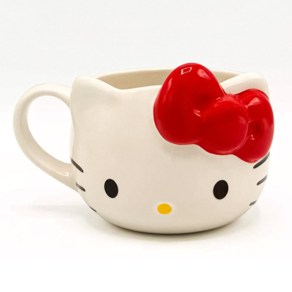Hello Kitty Face Ceramic 20oz 3D Sculpted Mug