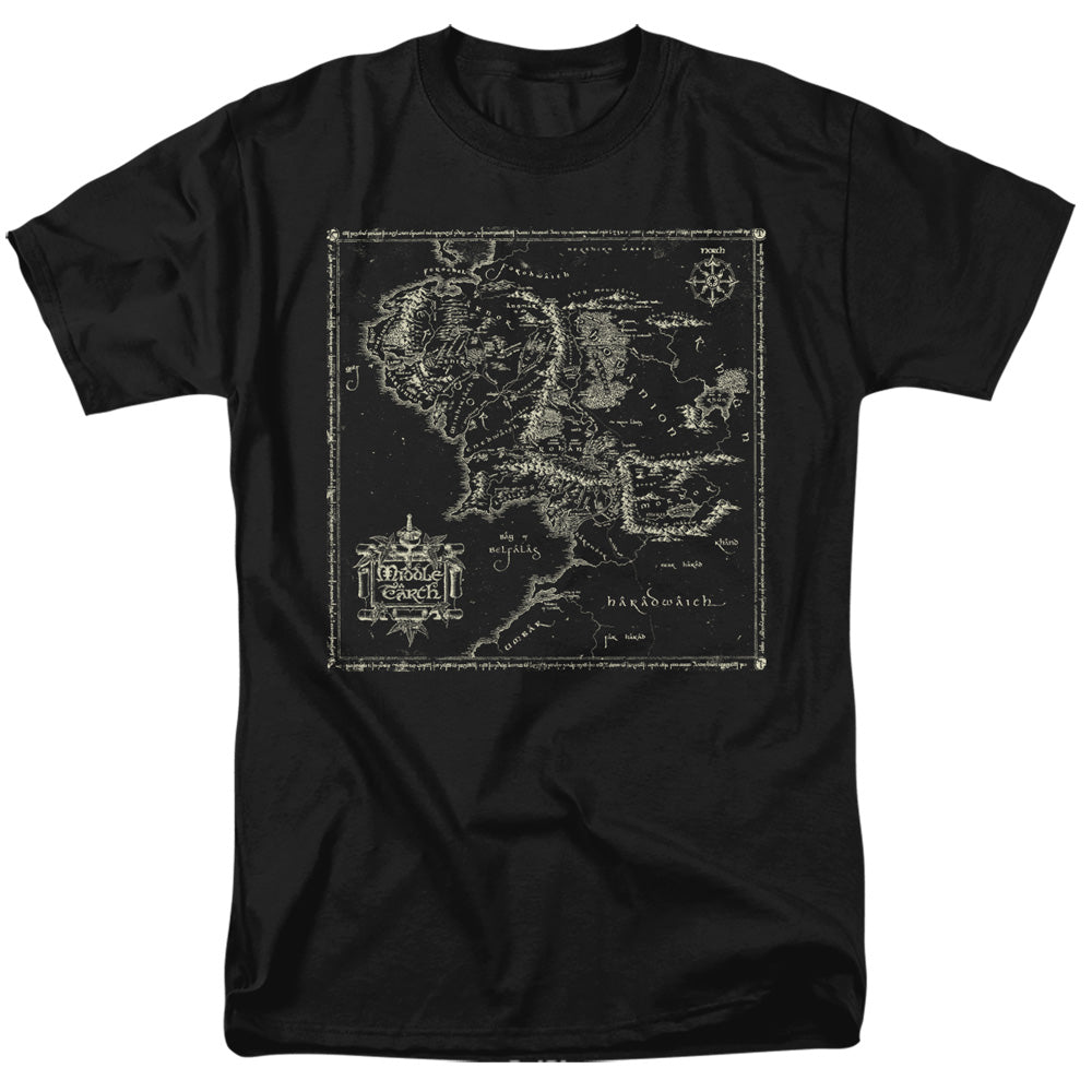 The Lord of The Rings - Map Of Me - Adult T-Shirt