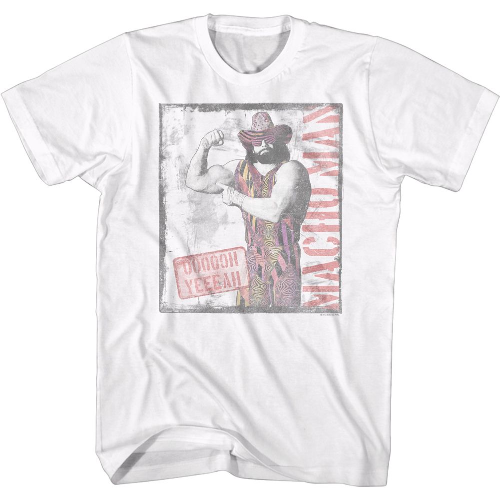 Macho Man - Ooooh Yeeeeah - Short Sleeve - Adult - T-Shirt