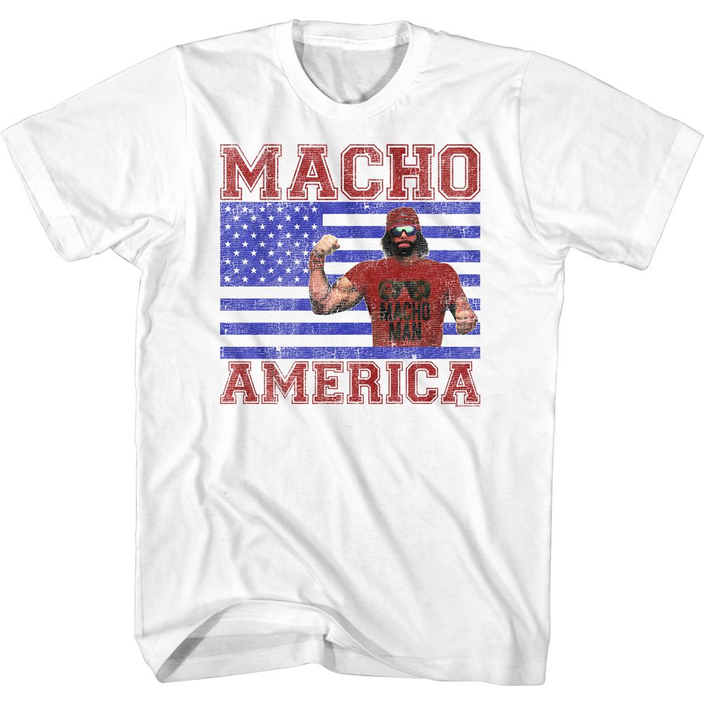Macho Man - Macho America - Short Sleeve - Adult - T-Shirt
