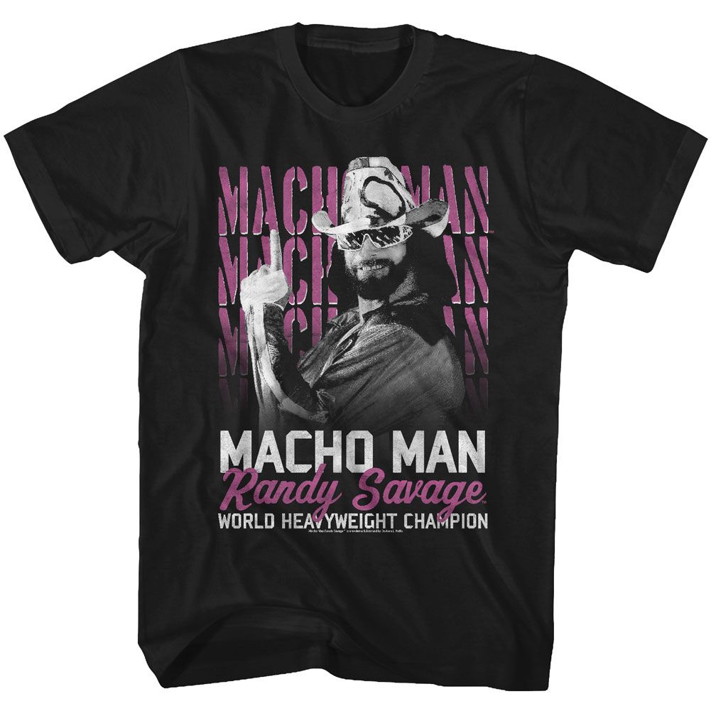 Macho Man - Heavyweight Champ - Short Sleeve - Adult - T-Shirt