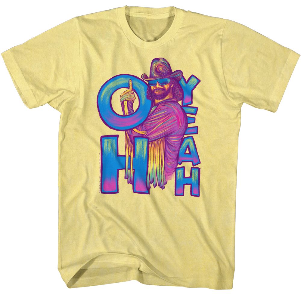 Macho Man - Oh Yeah - Short Sleeve - Heather - Adult - T-Shirt