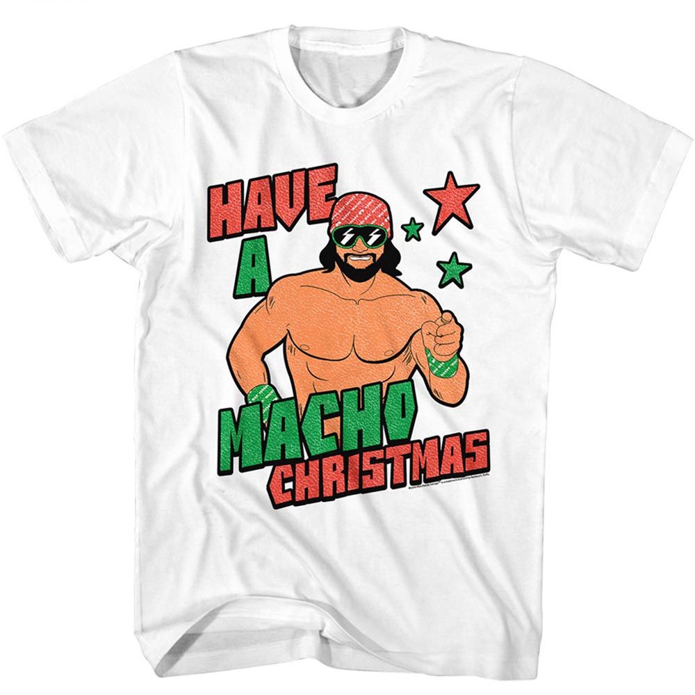 Macho Man - Christmas - Short Sleeve - Adult - T-Shirt
