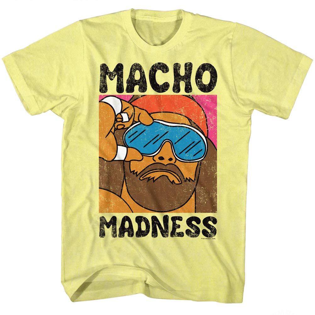 Macho Man - Wild Life - Short Sleeve - Heather - Adult - T-Shirt