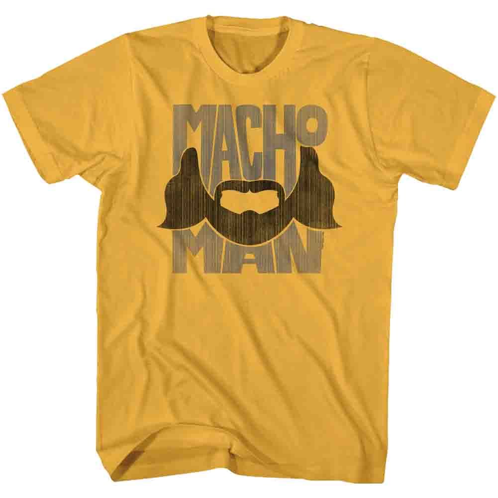 Macho Man - Beard Words - Short Sleeve - Adult - T-Shirt