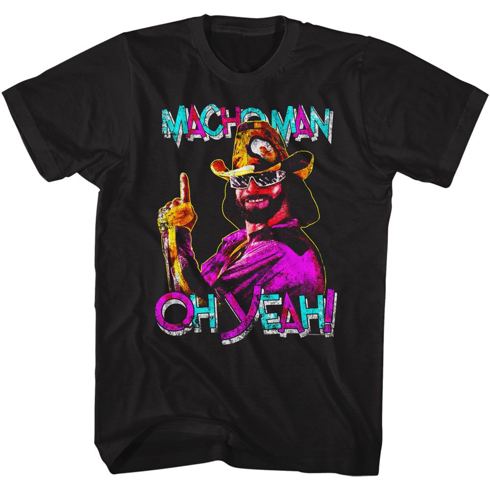 Macho Man - CMYK - Short Sleeve - Adult - T-Shirt
