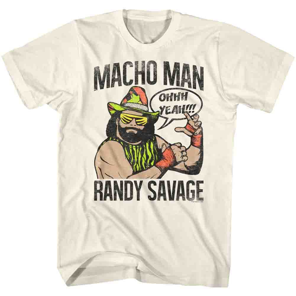 Macho Man - Oh Yeah - Short Sleeve - Adult - T-Shirt