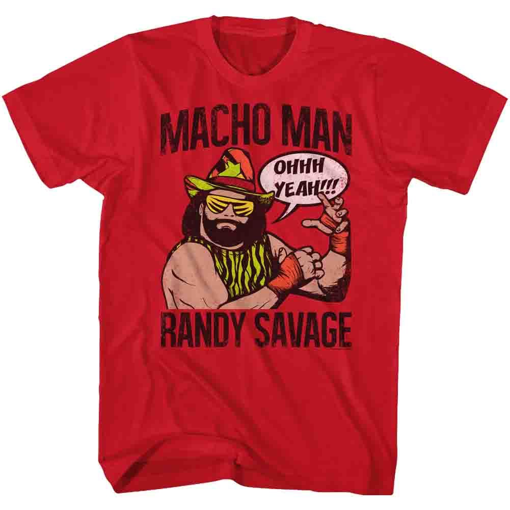 Macho Man - Oooh Yeah - Short Sleeve - Adult - T-Shirt
