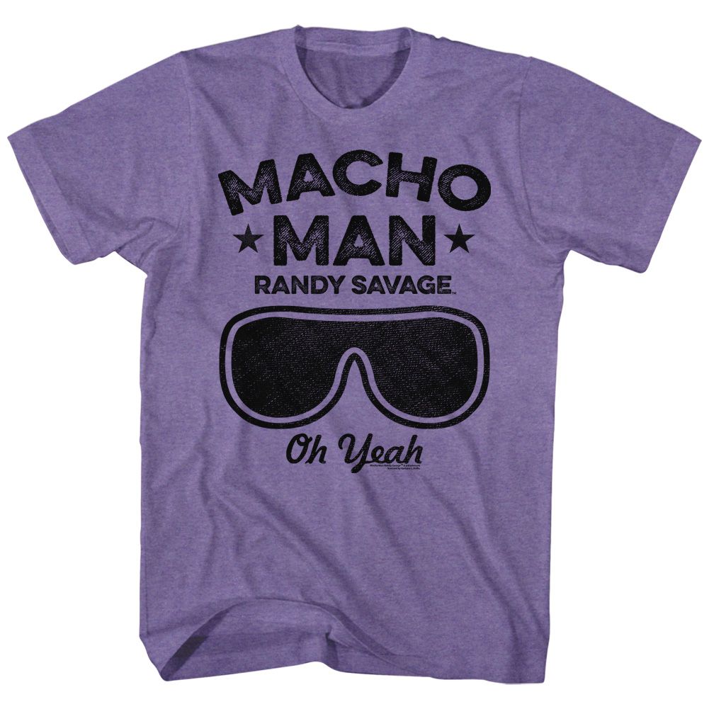 Macho Man - Oh Yeah 3 - Short Sleeve - Heather - Adult - T-Shirt