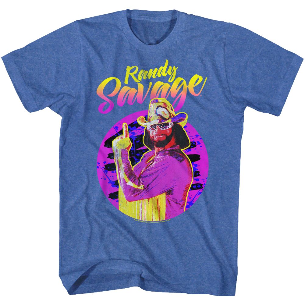 Macho Man - Randy Savage 2 - Short Sleeve - Heather - Adult - T-Shirt