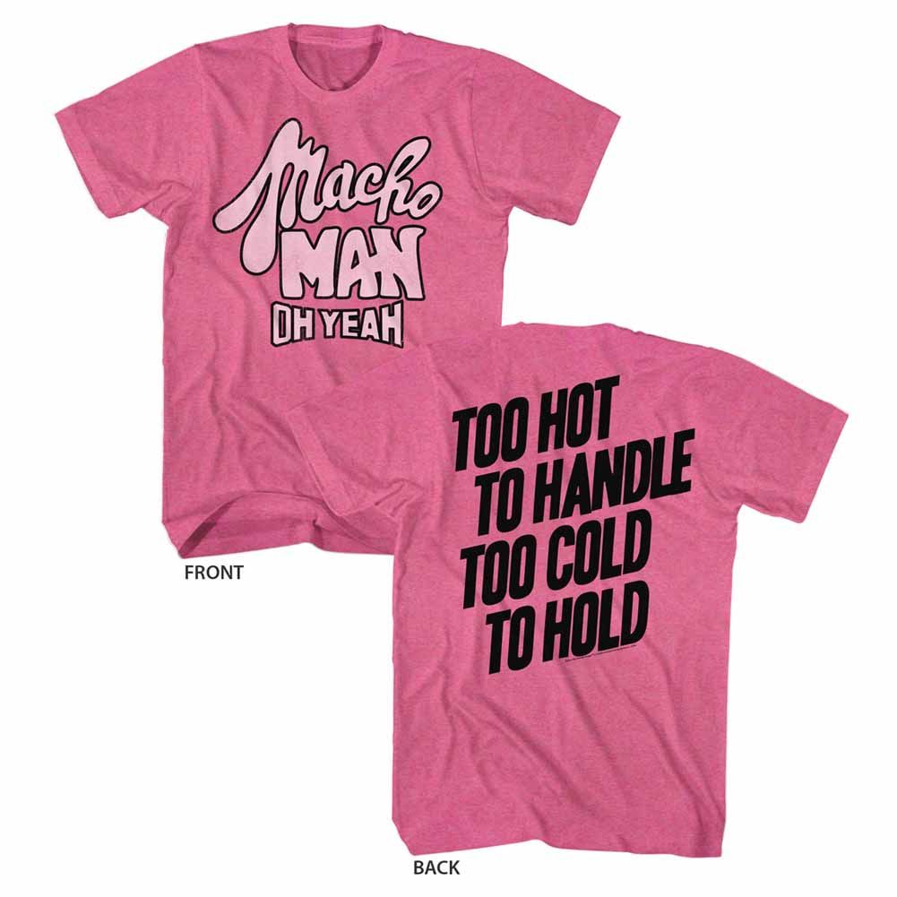 Macho Man - Too Hot - Short Sleeve - Heather - Adult - T-Shirt
