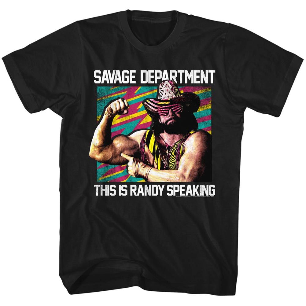 Macho Man - Savage Dept - Short Sleeve - Adult - T-Shirt